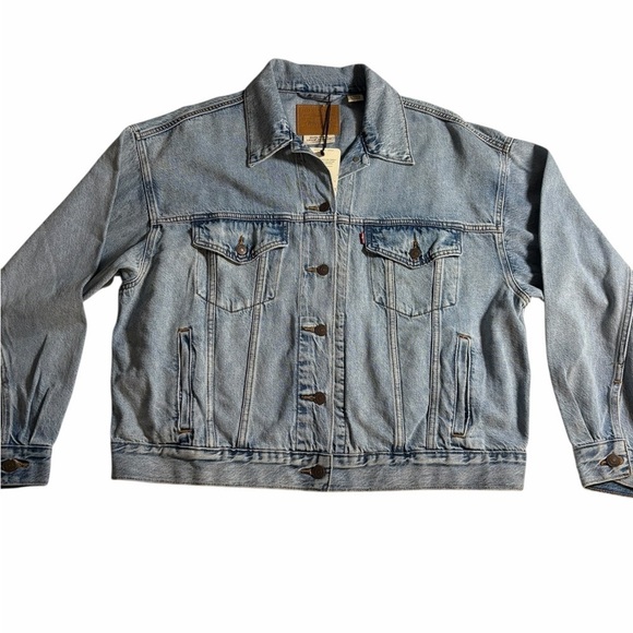 Levi's Jackets & Blazers - Levi’s 90s Style – Custom Eye Graphic Denim Jacket - Large